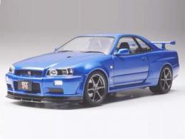 タミヤ 1/24 ニッサン スカイライン GT-R VスペックII (R34)