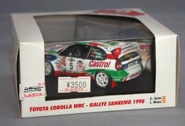 ONYX 1/43 TOYOTA COROLLA WRC RALLYE DE SANREMO 1998 C.SAINZ/L.MOYA