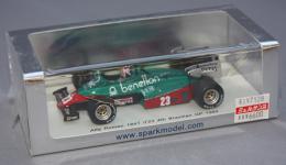 Sparkmodel 1/43 Alfa Romeo 184T #23 4th Brazilian GP 1984