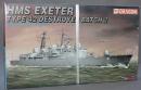 ドラゴン　1/700 HMS EXETER TYPE 42 DESTROYER BATCH 2