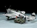 タミヤ　1/48 P-47Dサンダーボルト“バブルトップ”・1/4トン小型四輪駆動軍用車セット