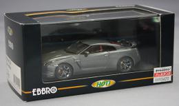 EBBRO 1/43 NISSAN GT-R Black edition GUN GRAY