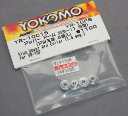 YOKOMO YR-10C15 YR-10F用 アルミ製 アッパーアーム カラー 1.5度