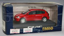 EBBRO 1/43 HONDA CIVIC RED