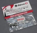 Rêve D RBB-105C 【フロントナックル専用 高精度 RSD セラミックボールベアリング (Φ10×Φ5×4.0mm、2個入)】