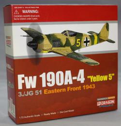 ドラゴン 1/72 フォッケウルフ Fw190A-4 3./JG.51 オレル1943